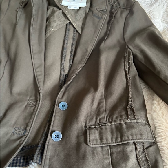 Anthropologie Hei Hei Olive Green Military Utility Jacket - Picture 3 of 5